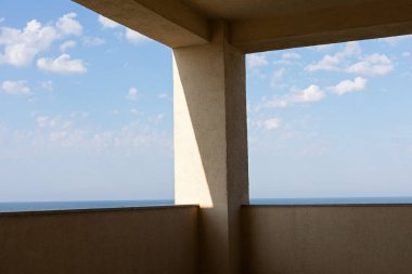 Vama Veche Romanya 'daki bir balkondan manzara çok güzel