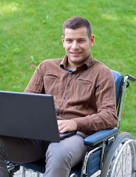 Handicap businessman — Stock Photo, Image