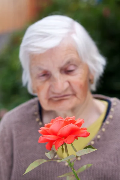 Vård av äldre — Stockfoto