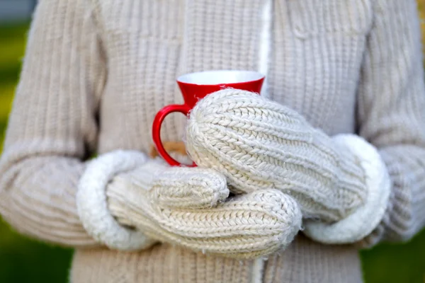 Drinking coffee — Stock Photo, Image