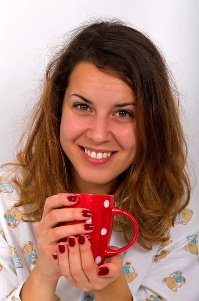 Drinking coffee — Stock Photo, Image