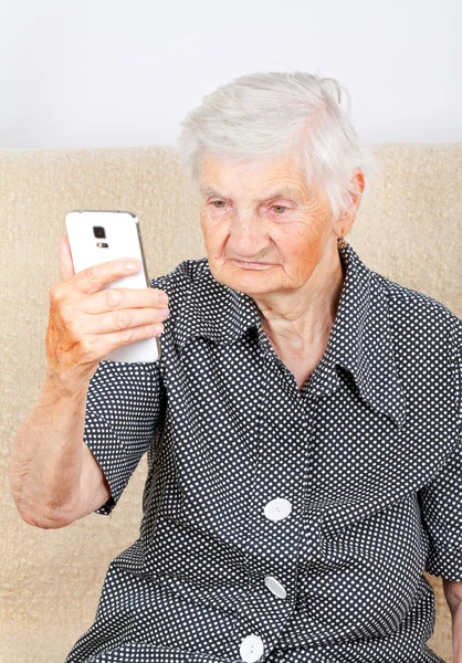 Selfie em casa — Fotografia de Stock