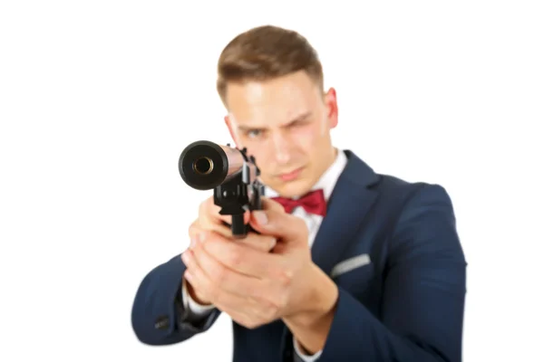 Confident spy agent — Stock Photo, Image