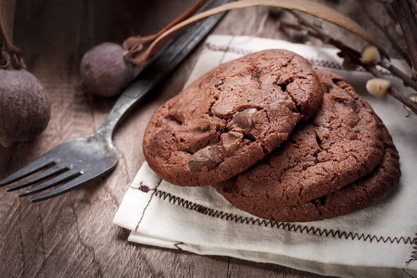 Biscoitos de chocolate. Imagens Royalty-Free