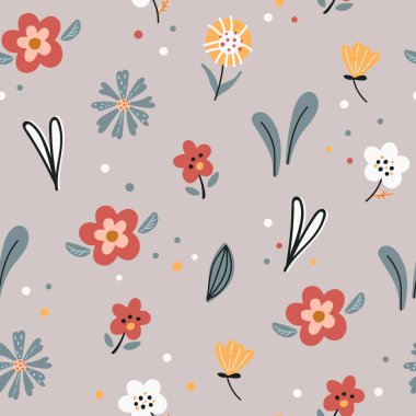 Çiçekli, kusursuz bir desen..