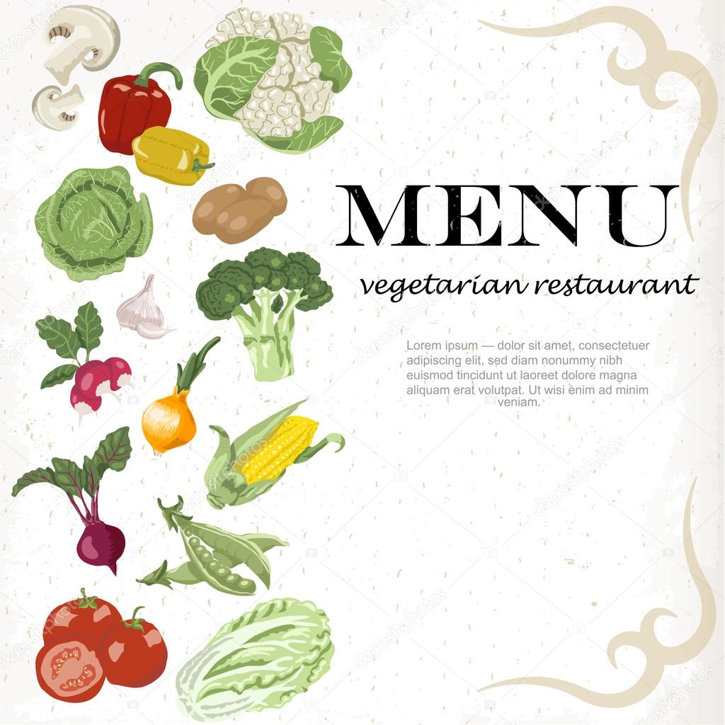 Vegetarian meals are available. Vegetable background