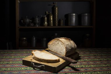 Ekmek ve ev atmosfer 