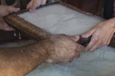 El yapımı pamuk kağıt