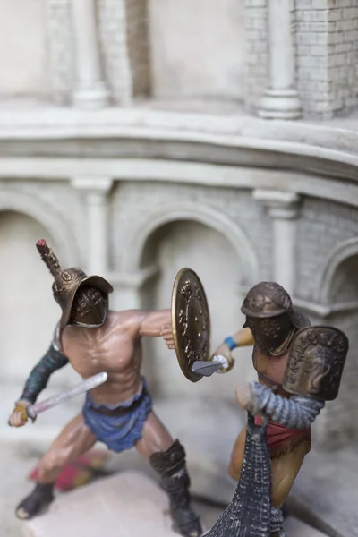 Miniatura de soldados do Império Romano — Fotografia de Stock