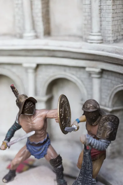 Miniatura de soldados do Império Romano — Fotografia de Stock