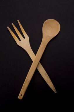 Ahşap geleneksel çatal bıçak takımı