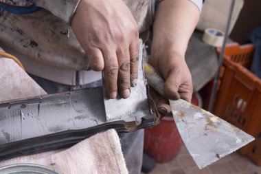 Çalışma eller grunge