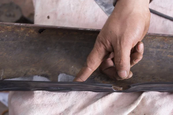 Working hands grunge — Stock Photo, Image