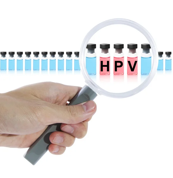 Find HPV vaccine — Stock Photo, Image