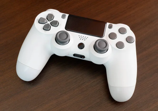 Light White Joystick Gaming Controller — Stok fotoğraf