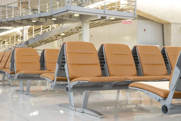 Empty airport waiting area — Stock Photo, Image