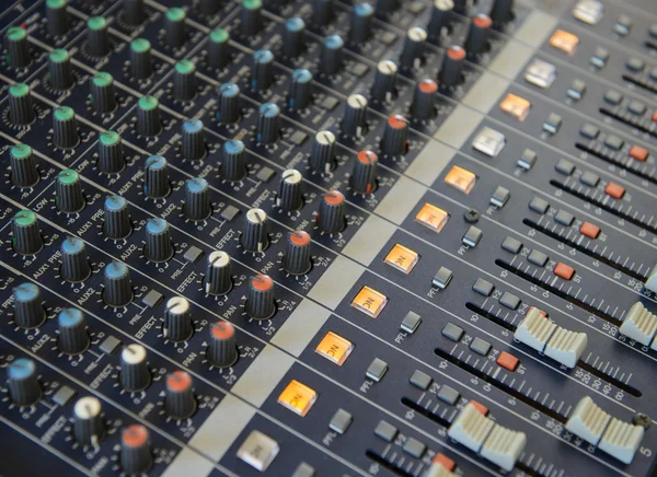 Console mixaggio audio — Foto Stock