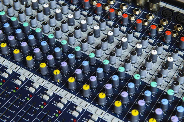 Mixer audio professionale — Foto Stock