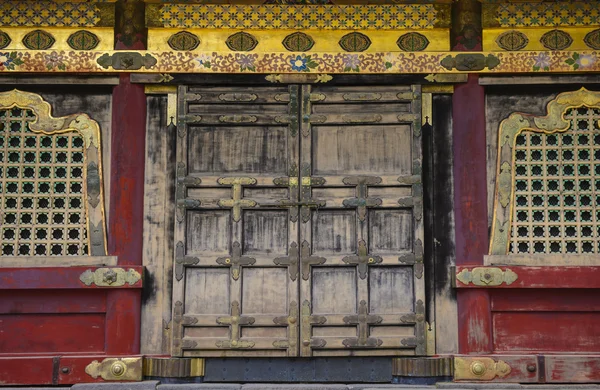 Puerta de madera japonesa — Foto de Stock