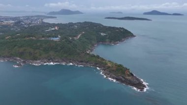 Phuket Adası 'ndaki Promthep Burnu' nun 4K Manzarası