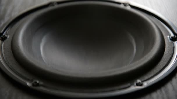 重击声低音音频扬声器 — 图库视频影像