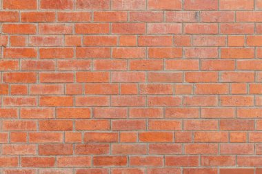 Klasik kırmızı kil tuğla duvar dokusu arkaplanı