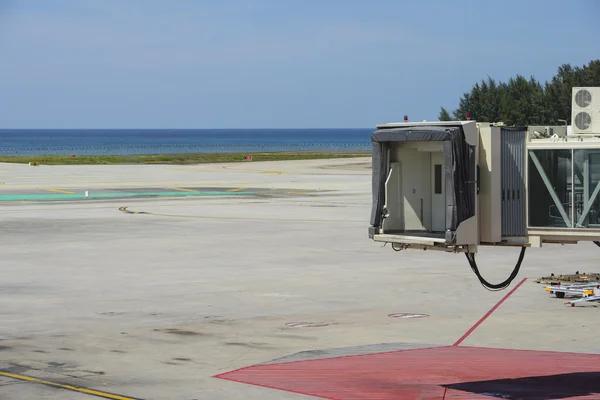 Empty airplane gate — Stock Photo, Image
