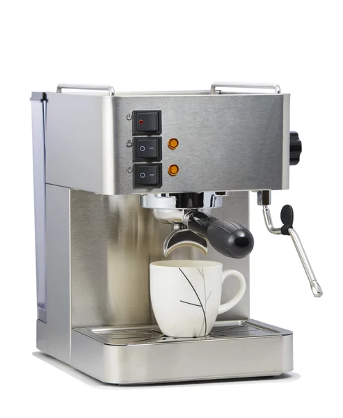 Coffee maker with coffee cup — Stock Photo, Image