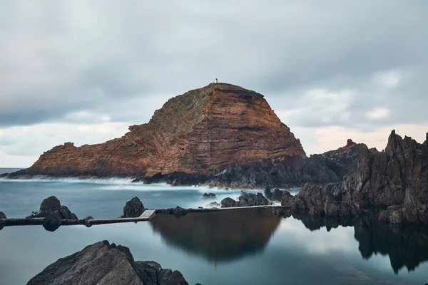 Madeira Daki Harika Doğal Havuz — Stok fotoğraf