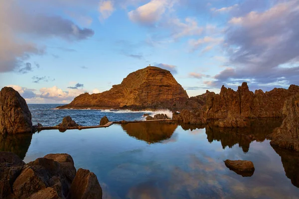 Csodálatos Természetes Medence Madeira — Stock Fotó