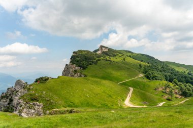 Bocchetta Gabellele - Campodalbero - İtalya Venedik Bölgesinde Piccole Dolomiti Dağları