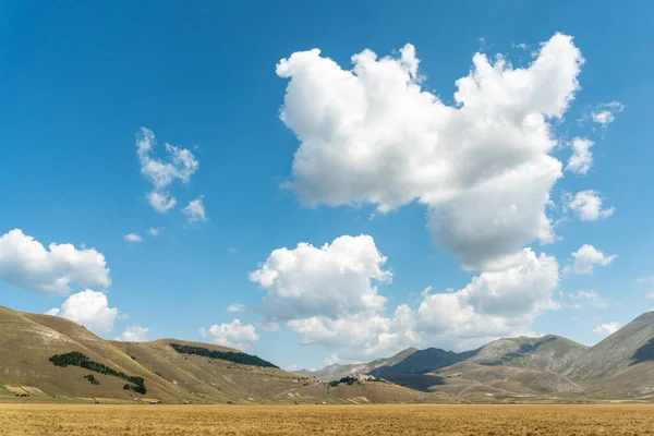 Castelluccio Norcia Umbria Talya Harika Bir Seyahat — Stok fotoğraf