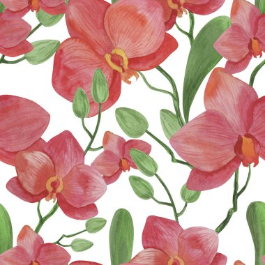 Kusursuz desen, suluboya çizimi, k, duvar kağıdı ve kumaş süsü