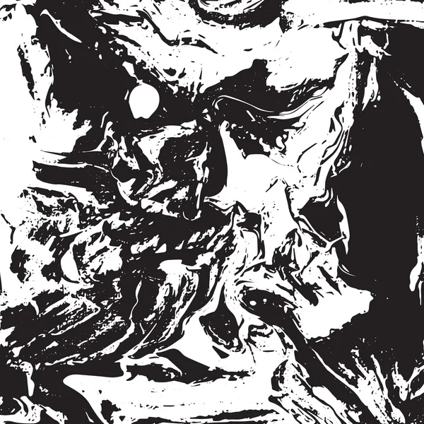 Grunge-Vektor-Hintergrund, schwarz-weiße moderne Textur, altes Muster — Stockvektor