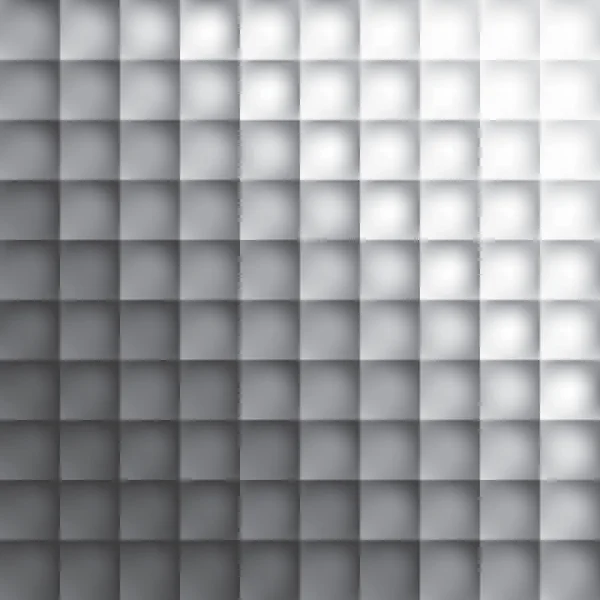 Fond de carrés gris, losanges motif, papier peint gradient maille, transition de la lumière à l'obscurité, fond de conception vectorielle — Image vectorielle