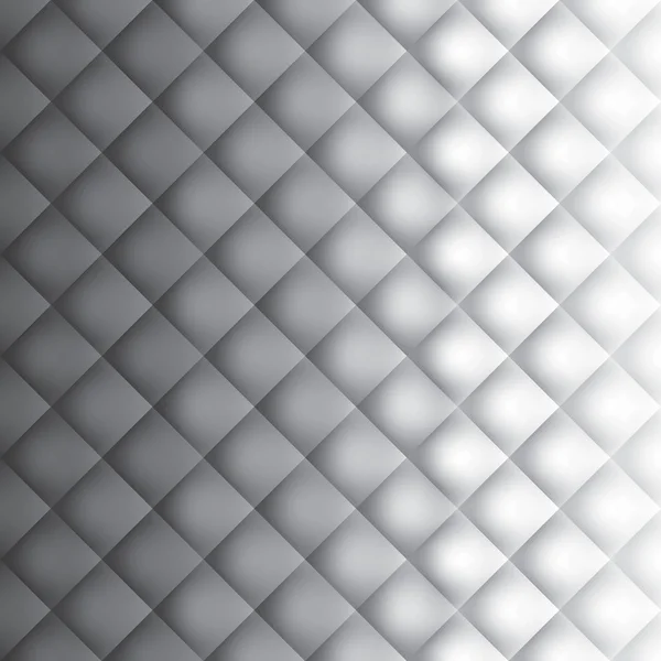 Grauen quadratischen Hintergrund, Muster Rauten, Mesh-Farbverlauf Tapete, Übergang von hell nach dunkel, Vektor-Design Hintergrund — Stockvektor