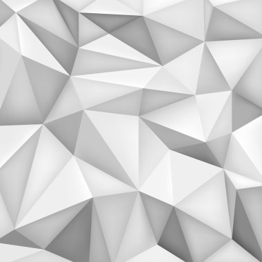 Düşük çokgen şekiller arka plan, üçgenler Mozaik, vektör tasarımı, yaratıcı arka plan, şablonlar tasarım, gri duvar kağıdı