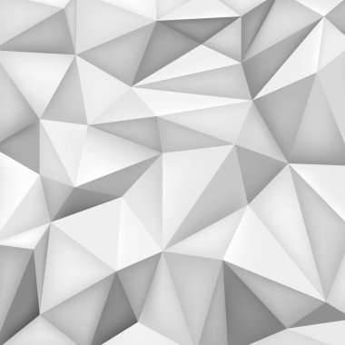 Düşük çokgen şekiller arka plan, üçgenler Mozaik, vektör tasarımı, yaratıcı arka plan, şablonlar tasarım, gri duvar kağıdı