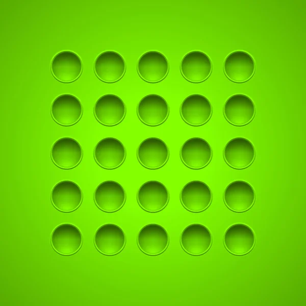 Textura de agujero verde abstracto, plantilla de papel pintado verde, patrón perforado, fondo verde para proyectos, fondo web, impresiones y aplicaciones, ilustración de diseño de vectores — Vector de stock