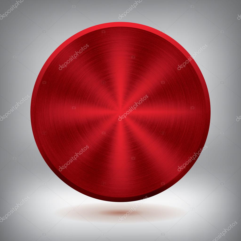 Metal Red Button Vector Metallic Texture Round Element For You Project Design Vector Image By C Panimoni Vector Stock Metal Red Button Vector Metallic Texture Round Element For You Project Design Vector Image By C Panimoni Vector Stock