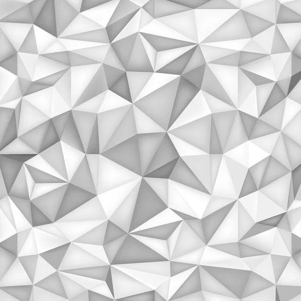 Bajo polígono formas fondo, triángulos mosaico, diseño de vectores, fondo creativo, plantillas de diseño, papel pintado gris — Vector de stock