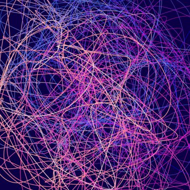 Siyah arkaplanda iş projeleriniz için soyut özet şekil. Vektör tasarım alanı sanatı