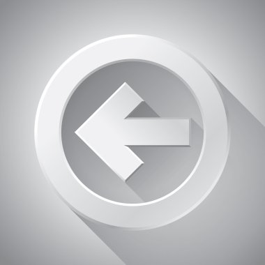 Vektör minimalist ok, iş, vektör tasarımı için gerekli bileşen