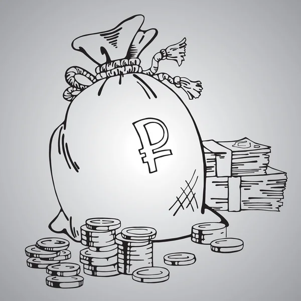 Копилка рисунок карандашом