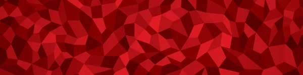 Fundo de geometria vetor abstrato, panorama de quadrados vermelhos de aviões — Vetor de Stock