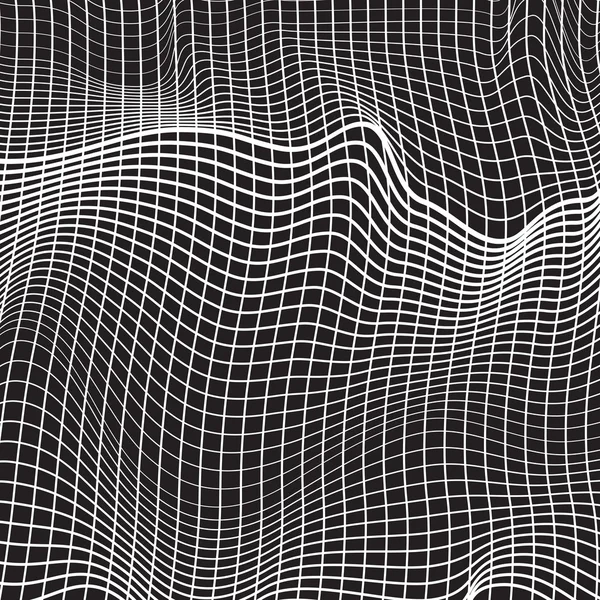 Lignes blanches, composition abstraite, montagnes, fond vectoriel — Image vectorielle