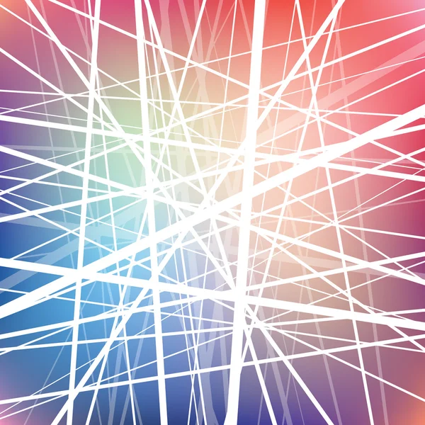 Lignes vectorielles, fond abstrait, réseau de couleurs, papier peint technologique — Image vectorielle