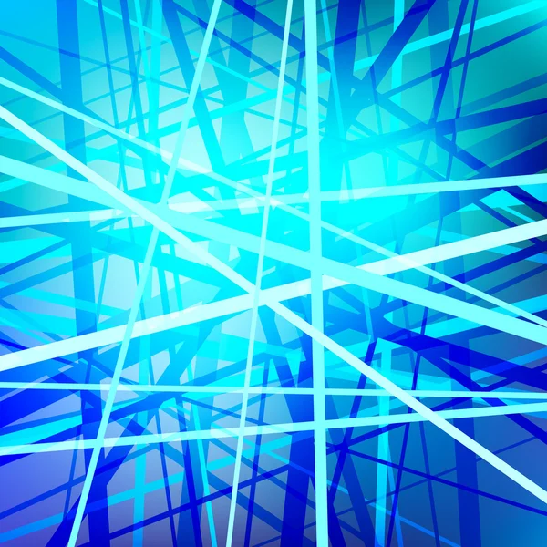 Lignes vectorielles, fond abstrait, réseau bleu, papier peint technologique — Image vectorielle
