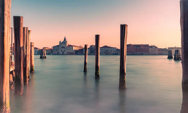 Giudecca Csatorna Látképe Velencében — Stock Fotó