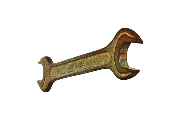 Vieja llave inglesa grande —  Fotos de Stock